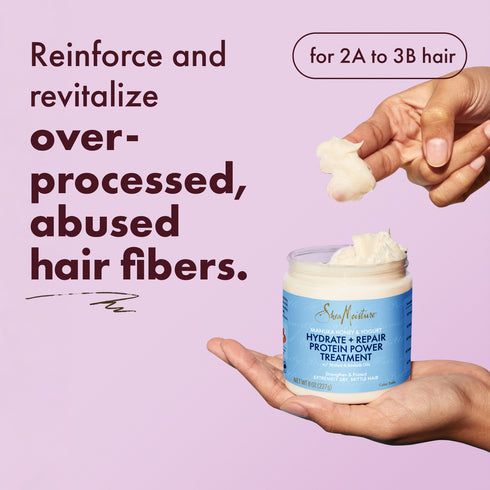 SheaMoisture Manuka Honey & Yoghurt Hydrate + Protein Power Treatment 8oz
