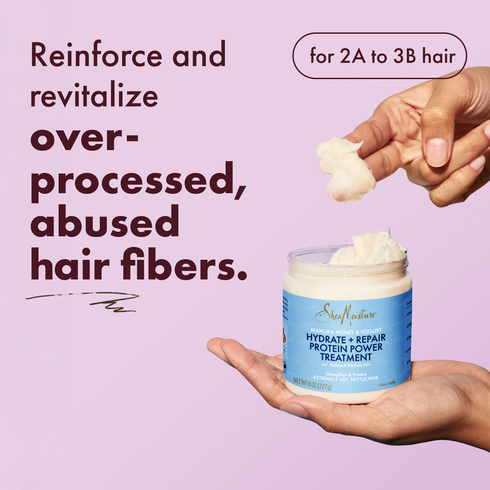 SheaMoisture Manuka Honey & Yoghurt Hydrate + Protein Power Treatment 8oz