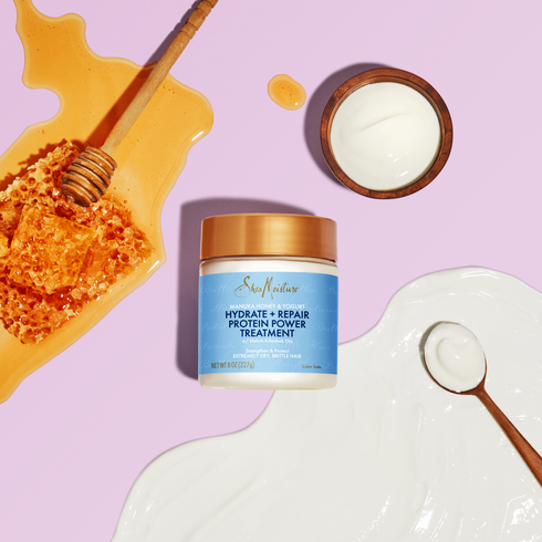 SheaMoisture Manuka Honey & Yoghurt Hydrate + Protein Power Treatment 8oz