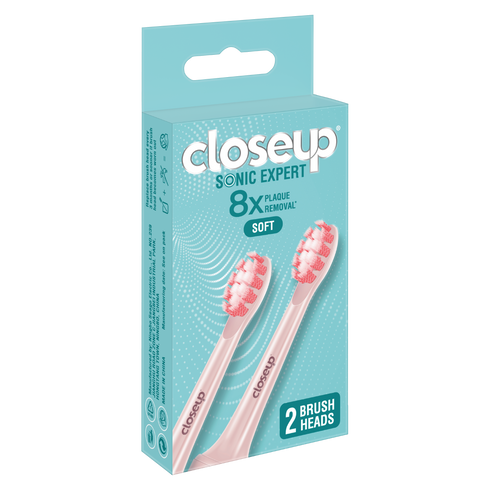 CLOSE UP SONIC EXPERT TOOTHBRUSH ELECTRIC PINK REFILL