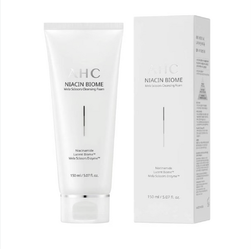 AHC Niacin Biome Scissors Cleansing Foam (For Clean & Refreshing Skin) 150ml
