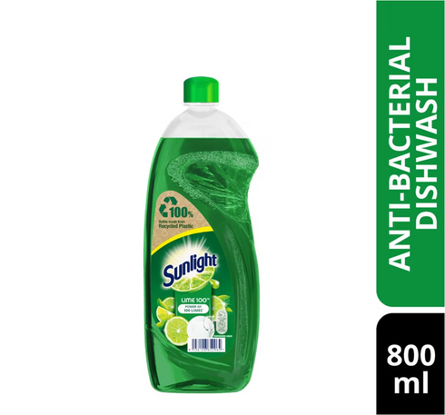 Sunlight Dishwashing Liquid (Lime), 800ml