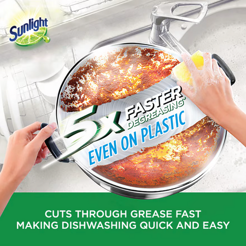 Sunlight Dishwashing Liquid (Lime), 800ml