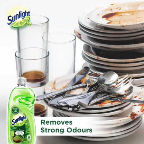 Sunlight Dishwashing Liquid (Anti-odour), 800ml