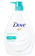 Dove Body Wash Sensitive 1L