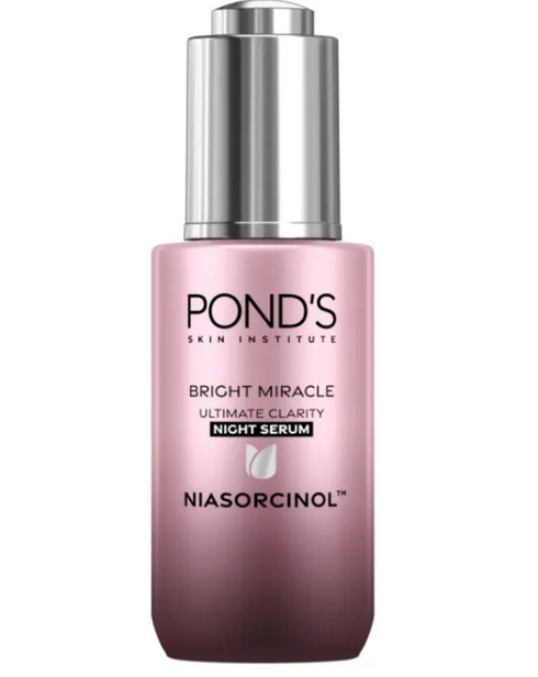 Pond's Bright Miracle Ultimate Clarity Skin Serum Cream - For Night Use Niasorcinol | Nourising & Brightening 30g