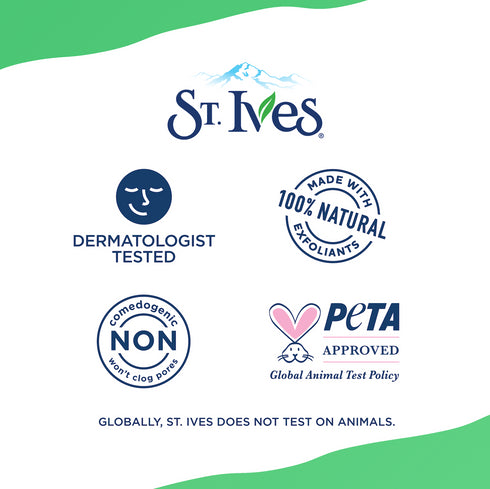 ST IVES GREEN TEA & BAMBOO BLACK HEAD CLEARING SCRUB 50G