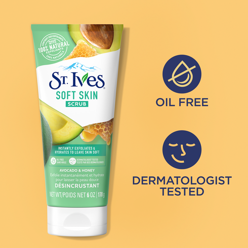 St. Ives Facial Cleanser Face Scrub Avocado & Honey 170g