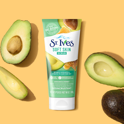 ST IVES FACIAL CLEANSER FACE SCRUB AVOCADO & HONEY 170G
