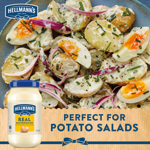HELLMANN'S MAYONNAISE JAR REAL 400G