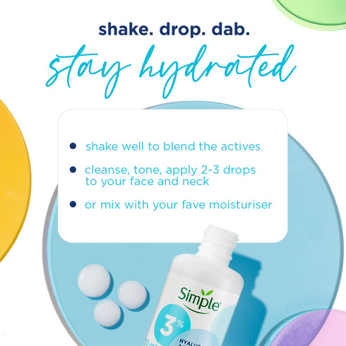 Simple Booster Serum 3% Hyaluronic Acid and B5
