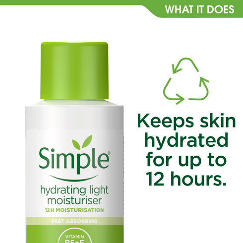 SIMPLE KIND TO SKIN HYDRATING LIGHT MOISTURISER 50ML