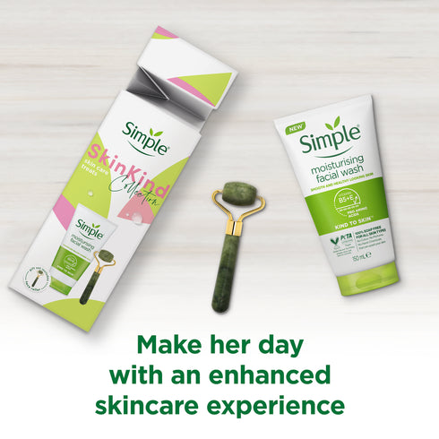 Simple Skin Kind Face Wash & Roller Gift Set