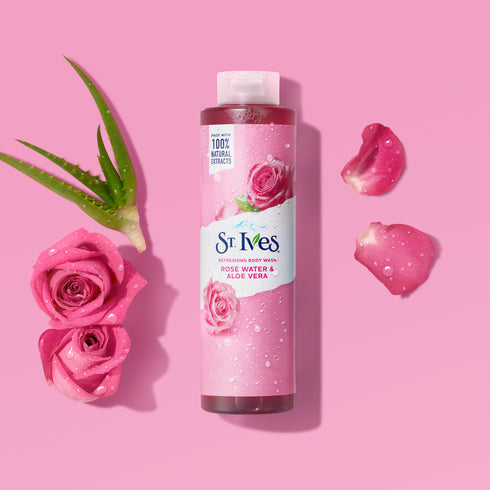 St. Ives Body Wash Rose & Aloe Vera 22oz
