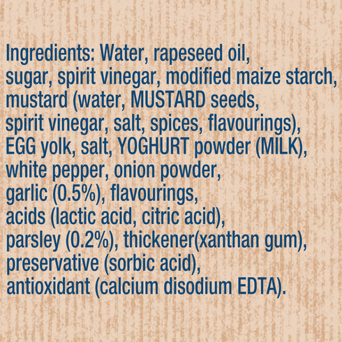 HELLMANN'S MEAT AND FISH GARLIC AND HERB 250ml