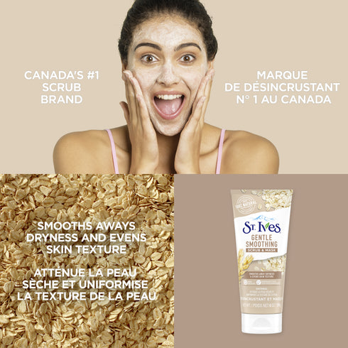 ST IVES FACIAL CLEANSING FACE SCRUB OATMEAL 170G