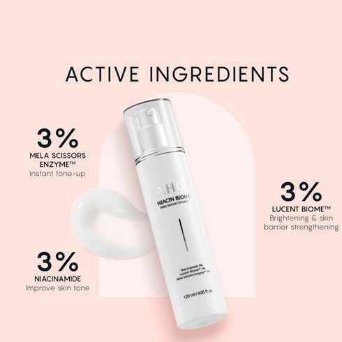 AHC NIACIN BIOME Mela Scissors Emulsion (For Healthy & Bright Skin) 120ml