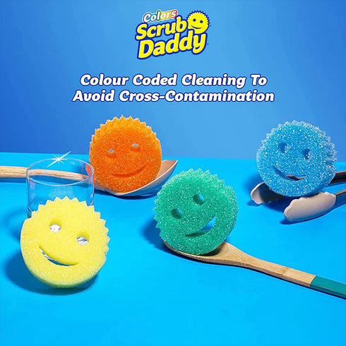 Cif Scrub Daddy Scrubber Colors Sponge 3Pcs