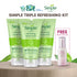 Simple Triple Refreshing Facial Wash Kit