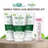 Simple Triple Age-Resisting Facial Wash Kit