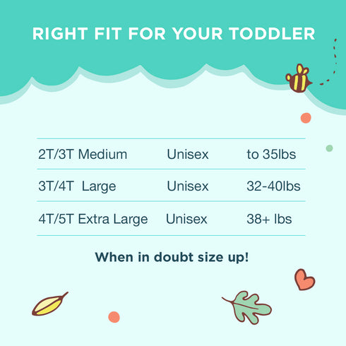 Seventh Generation Baby & Toddler Training Pants, Medium Size 2T-3T, 25 count