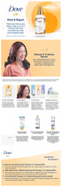 Dove Hair Therapy 7-in-1 Hairspray Miracle Mist + Vitamin C Leave-in Spray for Damaged Hair, 7.5 oz