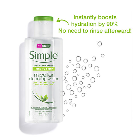 SIMPLE KIND TO SKIN MICELLAR CLEANSING WATER 200ML