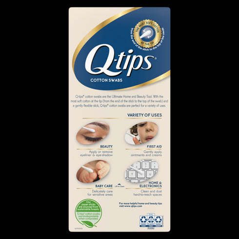 Q-tips Safety Swabs, Family Size, 625 ct