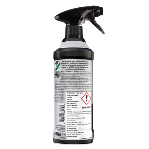 Cif Perfect Finish Stainless Steel Cleaner Spray 435ml