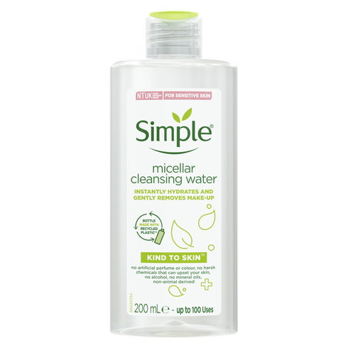 SIMPLE KIND TO SKIN MICELLAR CLEANSING WATER 200ML
