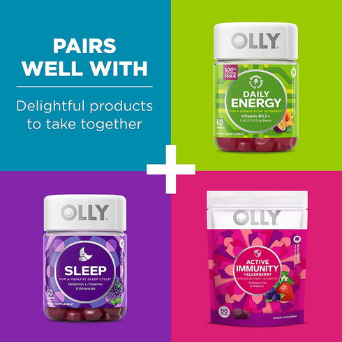 OLLY Goodbye Stress Chewable Gummy Supplement 42 Gummies