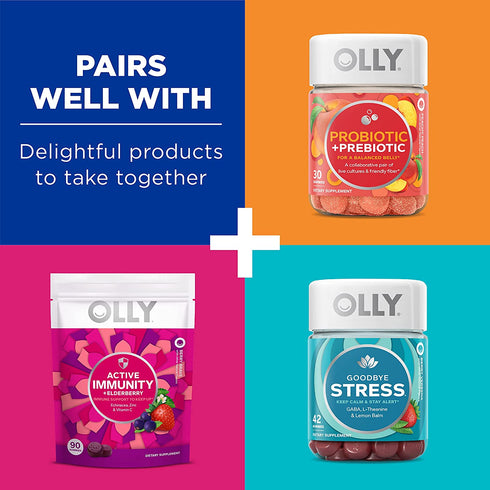OLLY Men's Multivitamin Chewable Gummy Supplement 90 Gummies