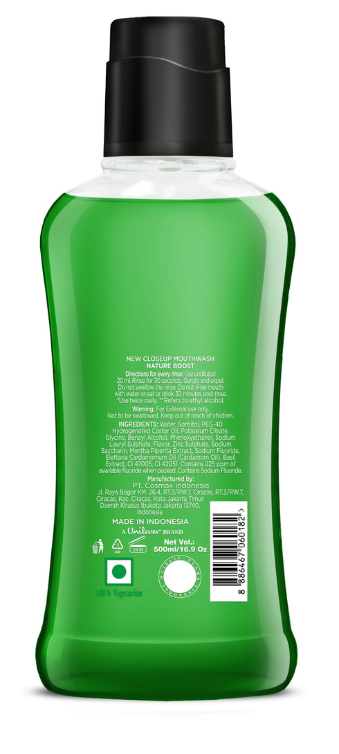 Closeup Mouthwash Nature Boost 500ml