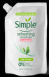 Simple Refreshing Shower Gel Refill Pouch 1L