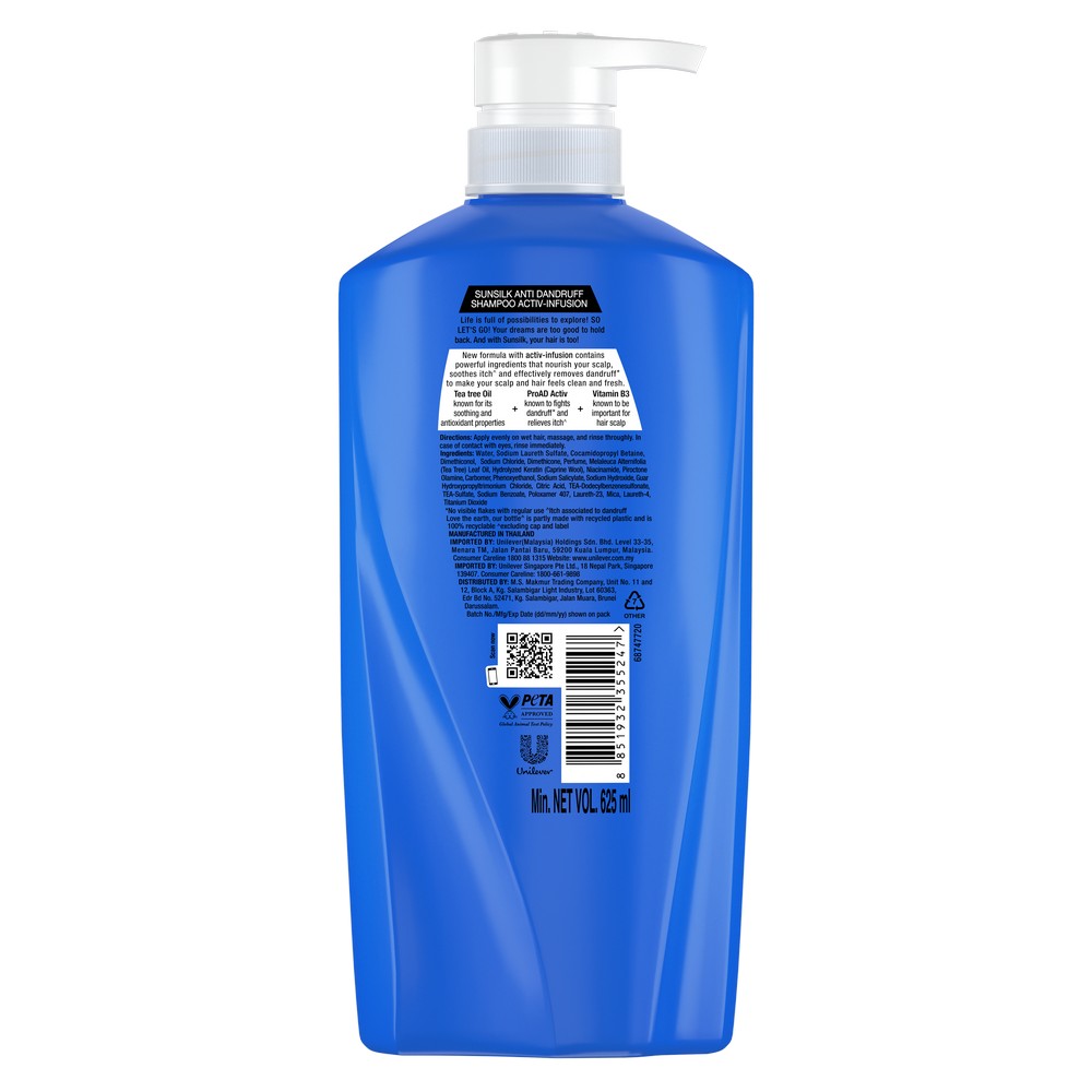 Sunsilk AntiDandruff Shampoo 625ml The Good Cart SG