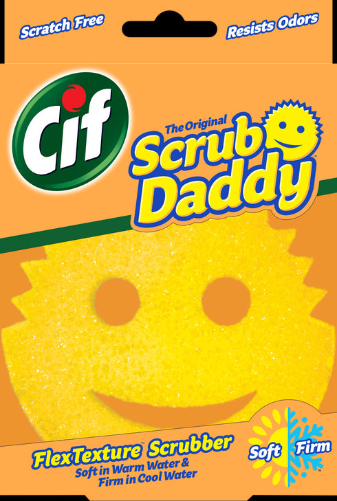 Cif Scrub Daddy Kitchen Sponge, Original Yellow Sponge