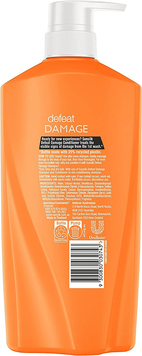 Sunsilk Keratin Conditioner Defeat Damage, 700ml