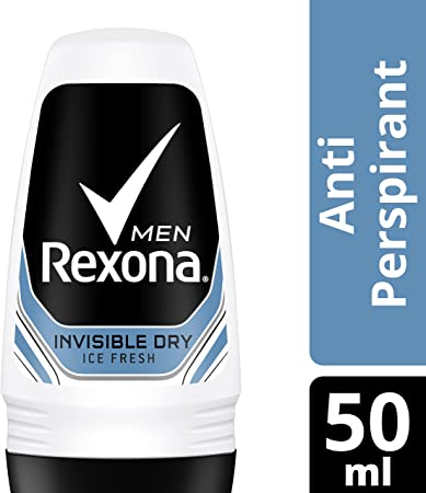 Rexona Men Antiperspirant Roll On, Invisible Dry Ice Fresh, 50ml