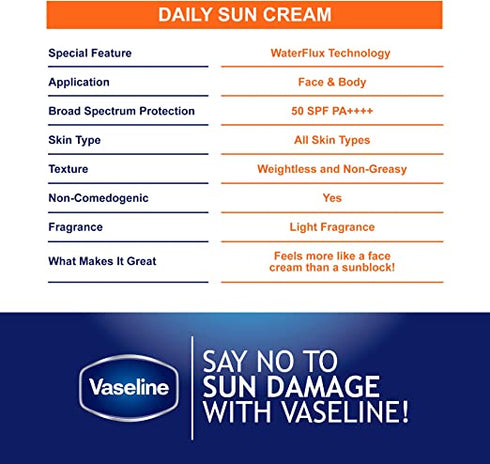 Vaseline Daily Sun Cream 50ml
