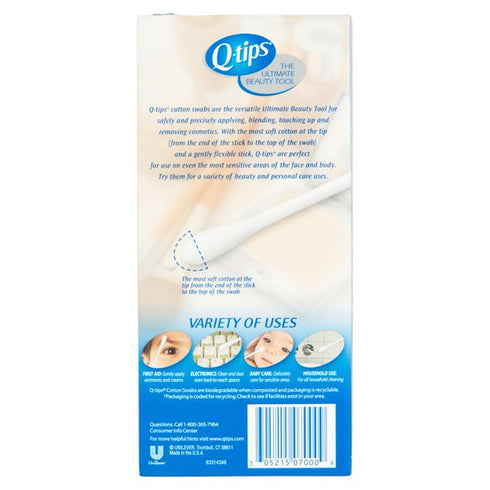 Q-tips, Cotton Swabs, 170 Swabs