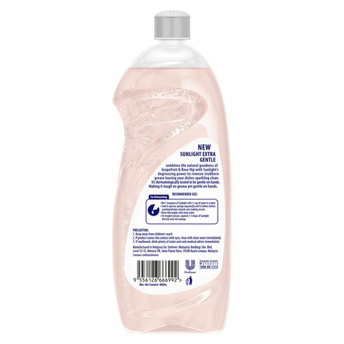 Sunlight Dishwashing Liquid Gentle Grapefruit & Rose Hip 900ml