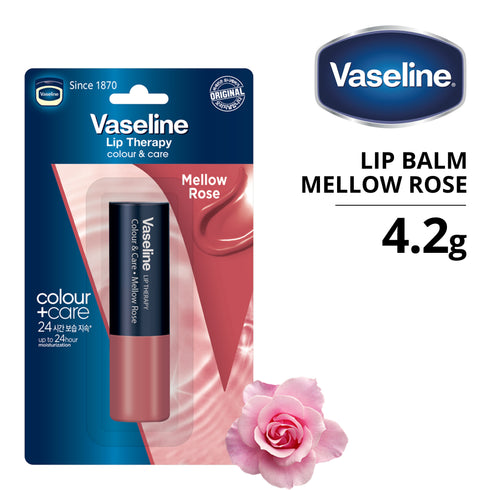 Vaseline Lip Therapy Colour + Care Tinted Lip Balm Mellow Rose 4.2G