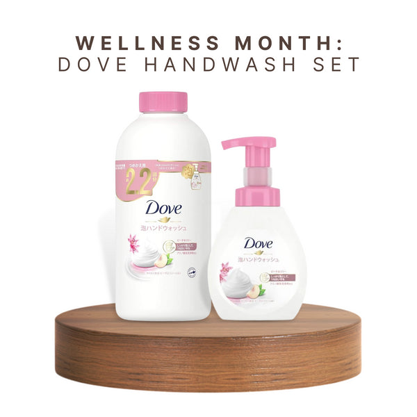 Dove's Peach & Lily Foaming Handwash & Refill Set