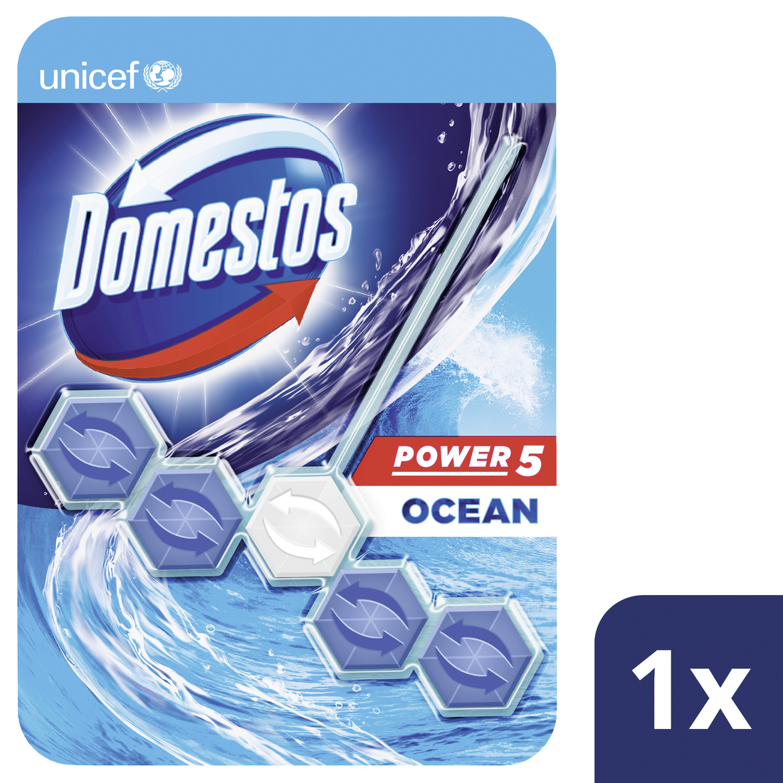 Domestos Power 5 Almati Blue Rimblock 55G – The Good Cart SG