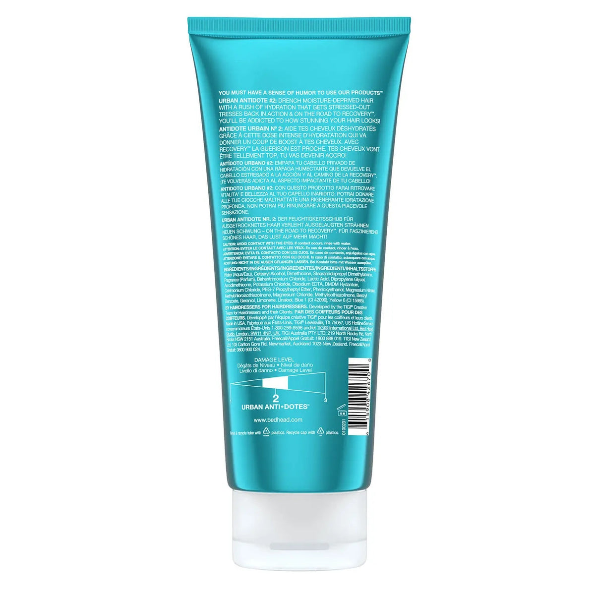 Bed Head by TIGI Urban Antidotes Recovery Conditioner 250ml – The Good ...