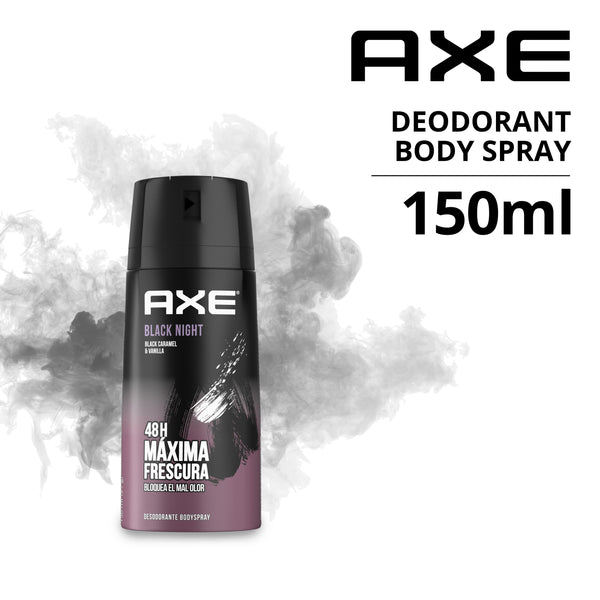 Axe Deodorant Body Spray Black Night 150ml The Good Cart SG