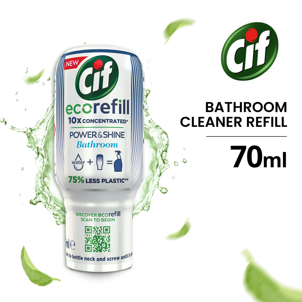 Cif Power & Shine Bathroom Eco Refill 70ml The Good Cart SG